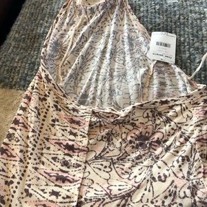 Free People Floral Halter Top